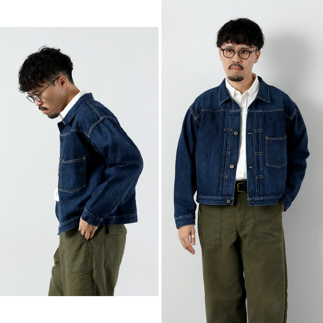 REMI RELIEF / 12oz WWll Model Denim Jacket Blue