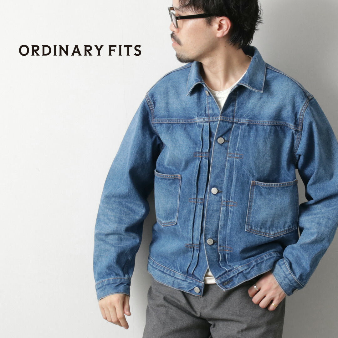 ORDINARY FITS / 2nd Type Denim Jacket Used-Finish