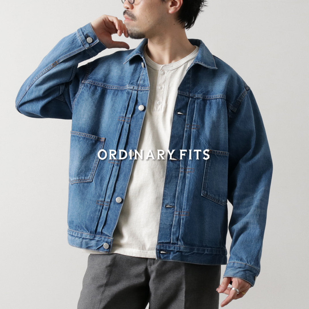 ORDINARY FITS / 2nd Type Denim Jacket Used-Finish