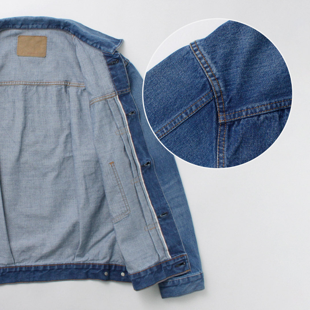 ORDINARY FITS / 2nd Type Denim Jacket Used-Finish