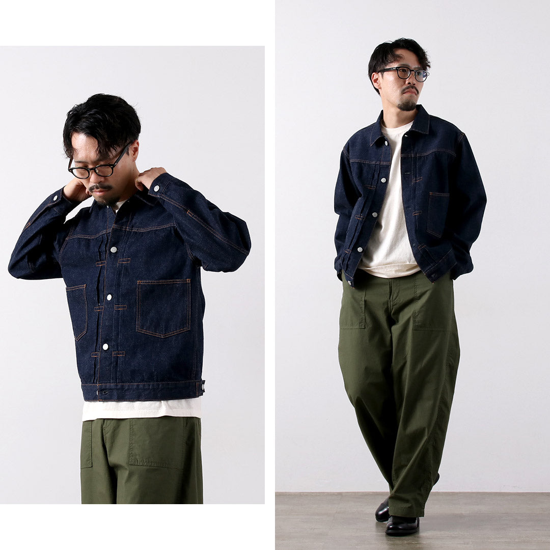 Fits ordinaires / Jacket en jean de type 2e