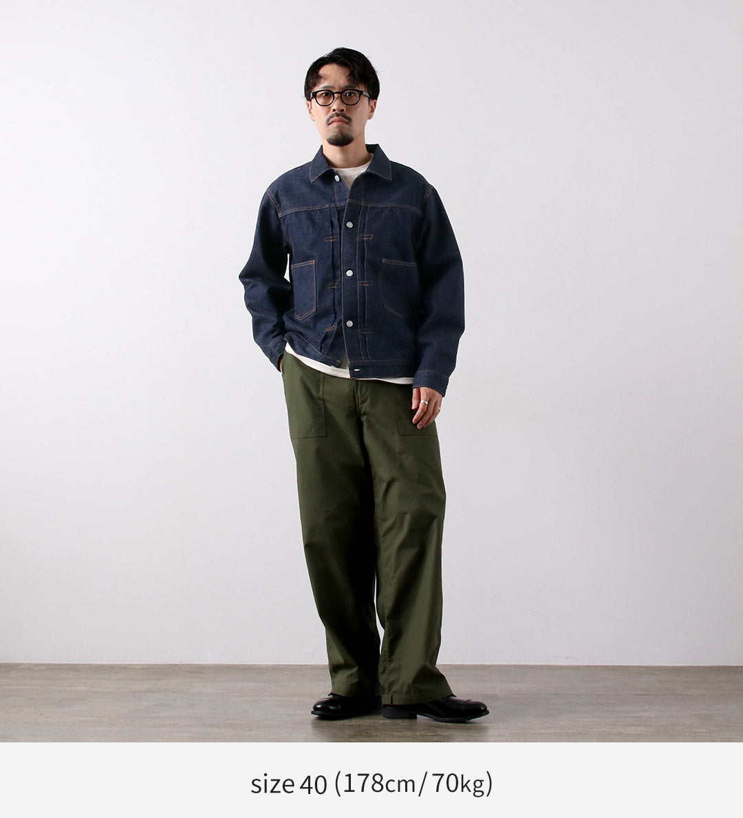 Fits ordinaires / Jacket en jean de type 2e