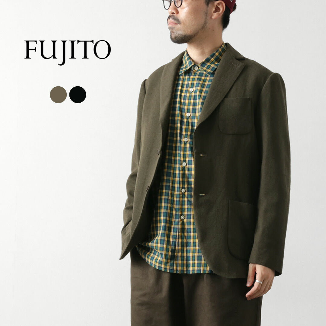 FUJITO / N.O.UN 2B Jacket Wool Serge