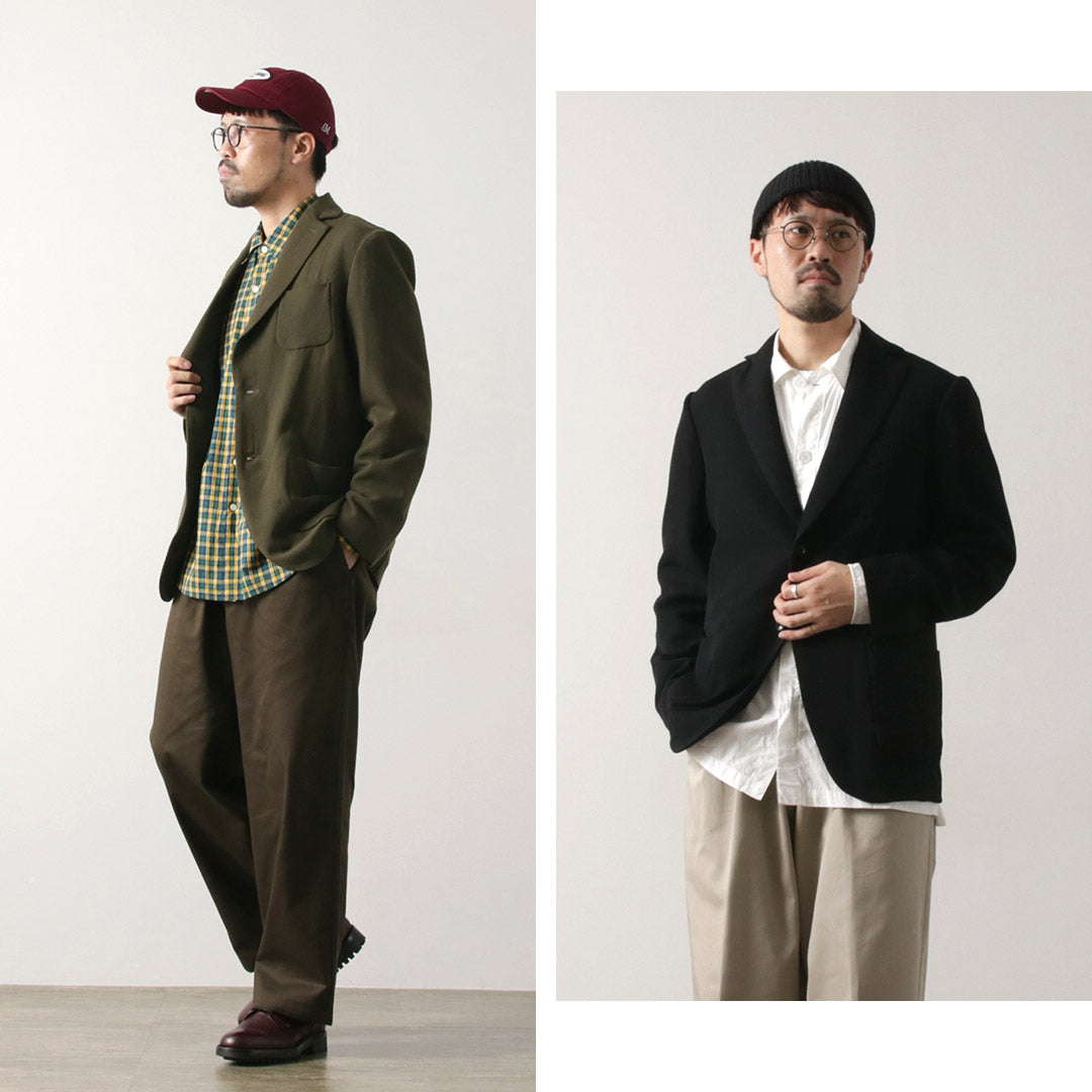 FUJITO / N.O.UN 2B Jacket Wool Serge