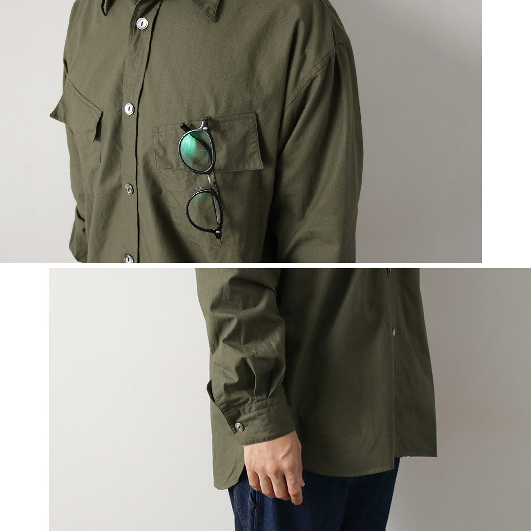 Fujito / camisa de fatiga ripstop