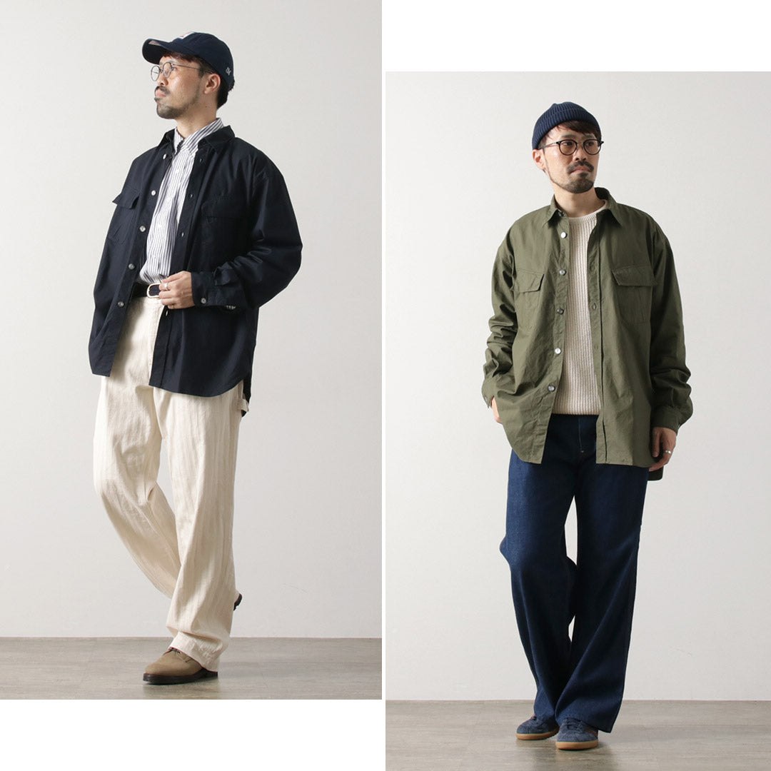 Fujito / camisa de fatiga ripstop