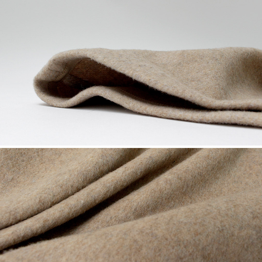 RE MADE IN TOKYO JAPAN / Wool Melton Stand-up Collar Coat