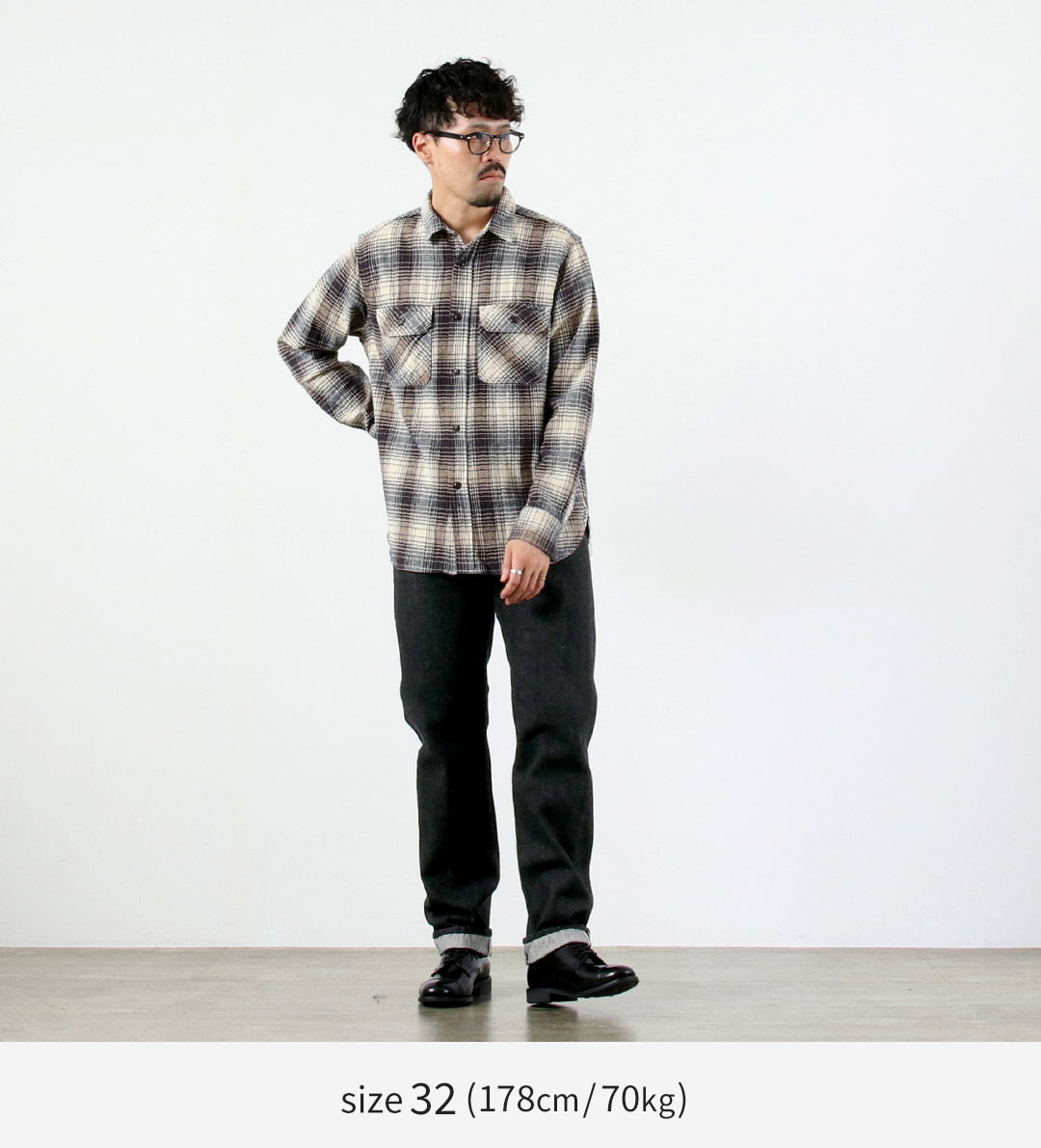 FOB FACTORY / F153 Selvaged Denim Tapered 5P Pants