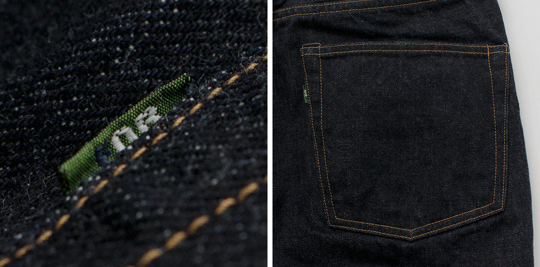 FOB FACTORY / F153 Selvaged Denim Tapered 5P Pants