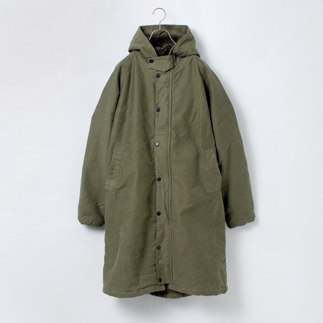 FOB FACTORY / F2450 Moleskin Hooded Coat