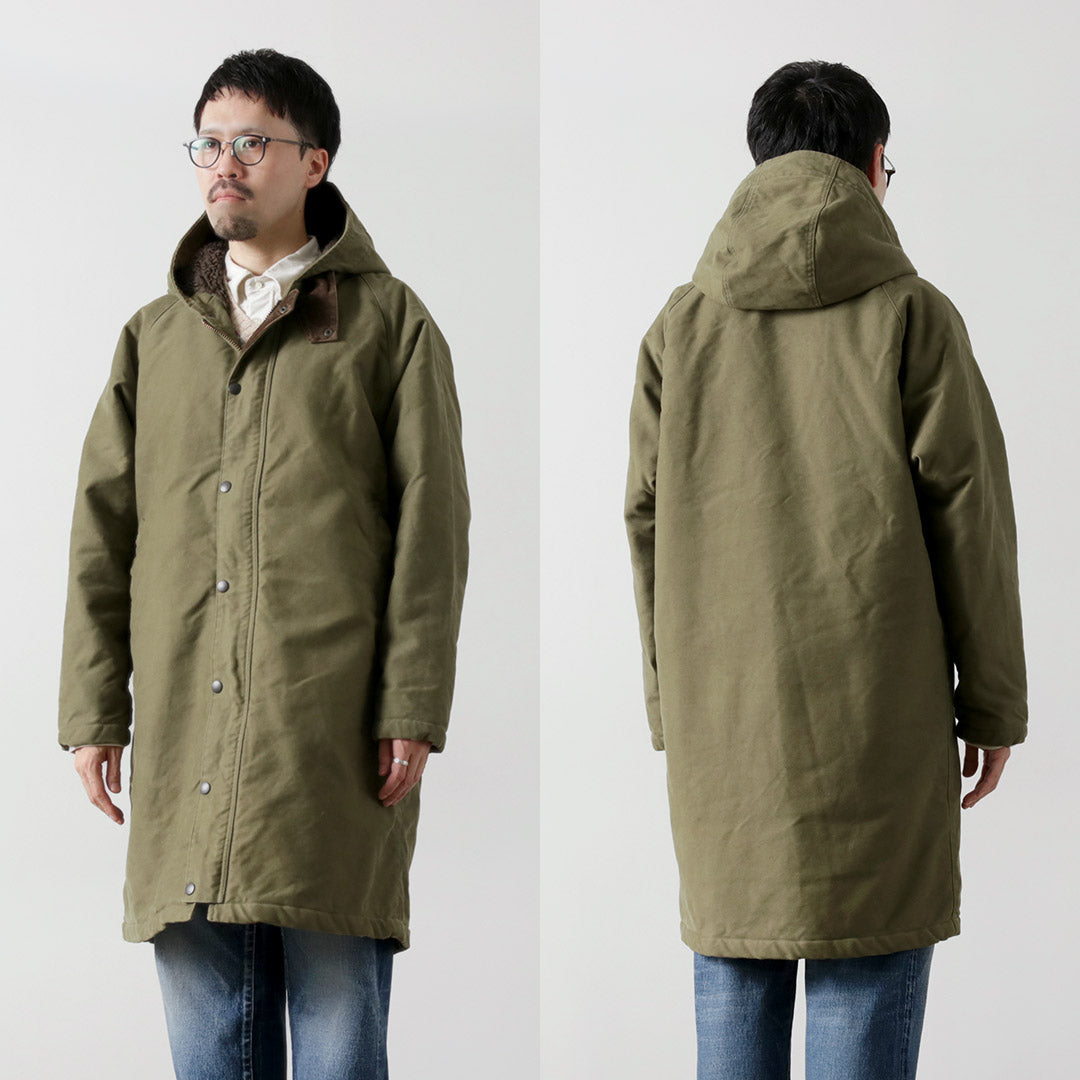 FOB FACTORY / F2450 Moleskin Hooded Coat