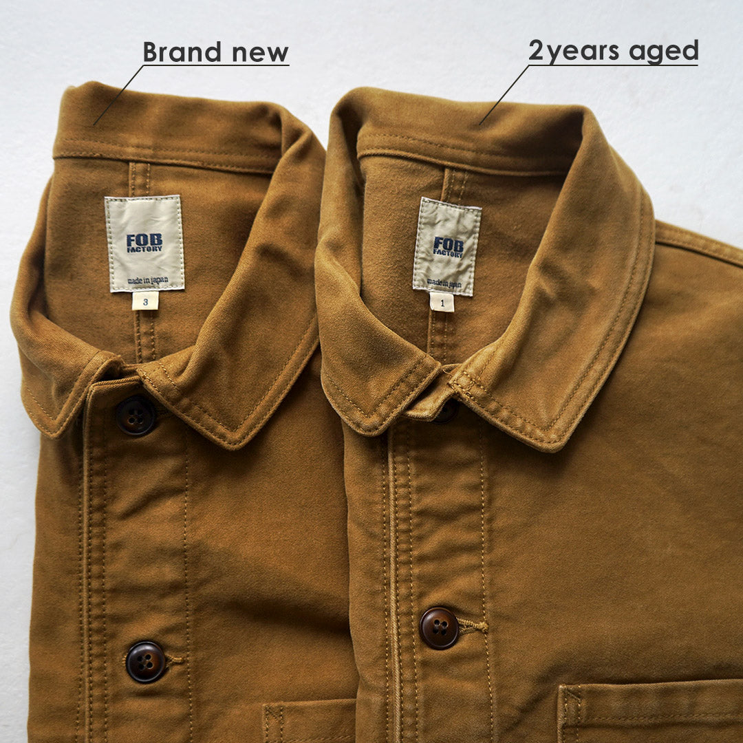 FOB FACTORY / F2450 Moleskin Hooded Coat