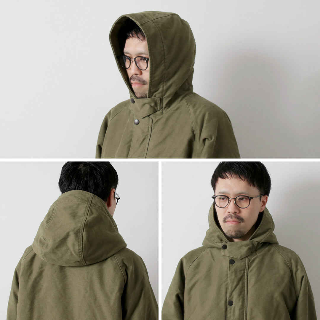 FOB FACTORY / F2450 Moleskin Hooded Coat