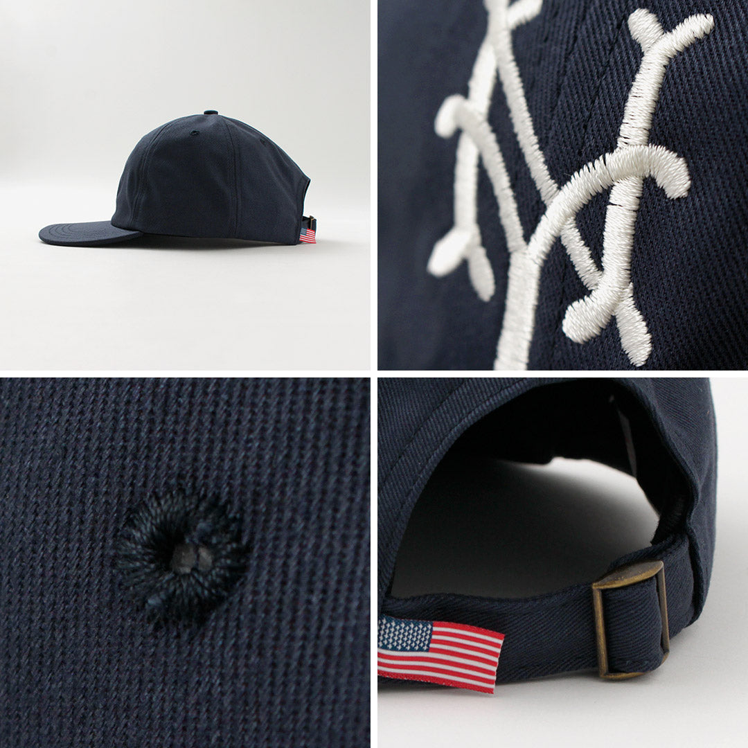 COOPERSTOWN BALL CAP / Cotton Hard Visor Cap