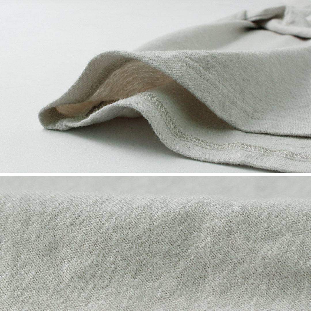 T-shirt Rococo / Linen Cotton Key Neck