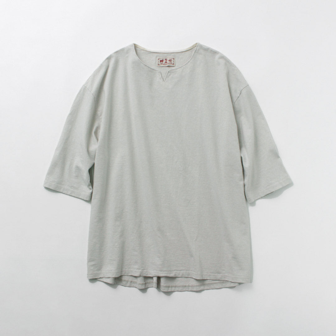 KEMA DESIGNS / 린넨 코튼 키넥 티셔츠