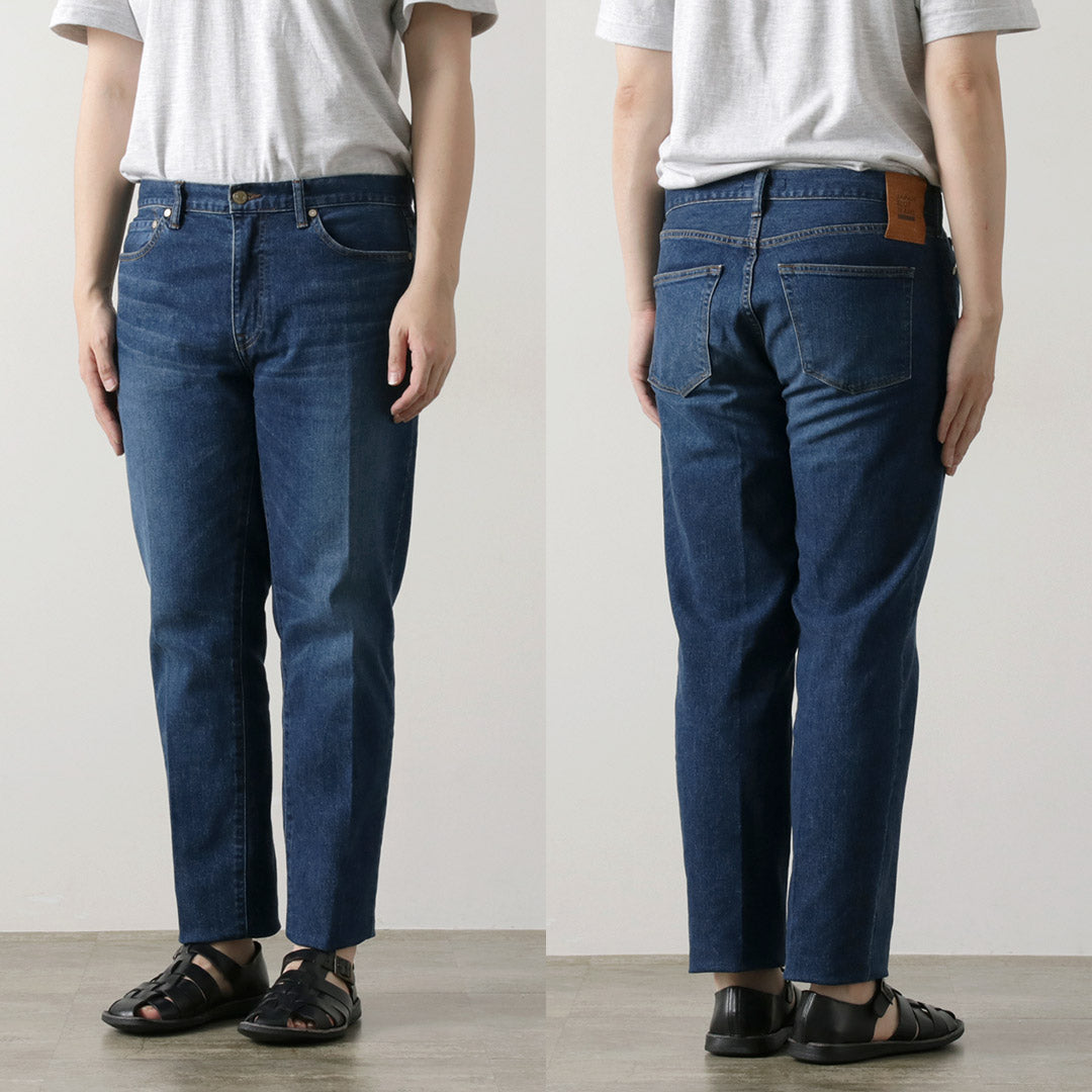 Japan Blue Jeans / 12 oz Stretch Center Crease 5P Denim Used Traitement