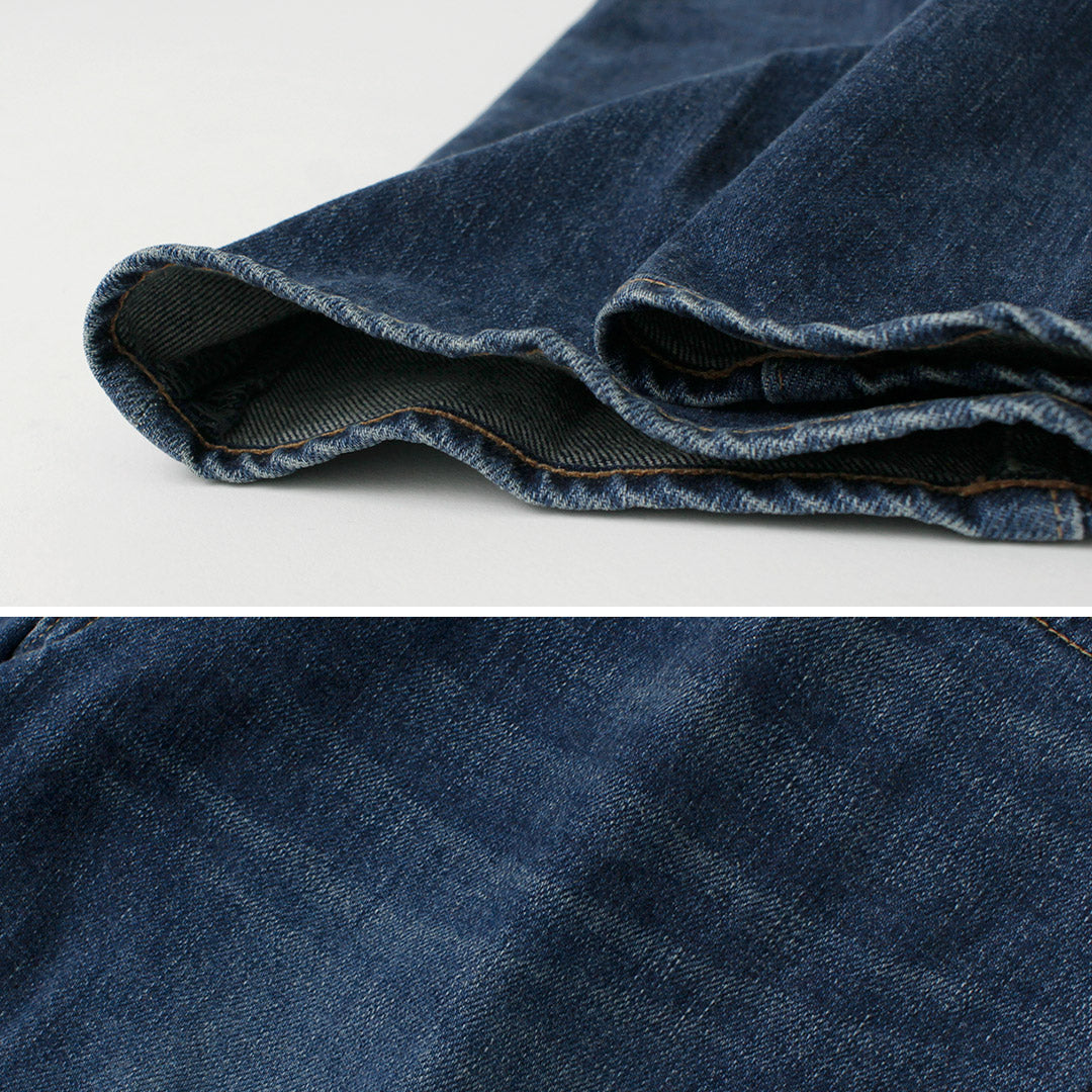 Japan Blue Jeans / 12 oz Stretch Center Crease 5P Denim Used Traitement