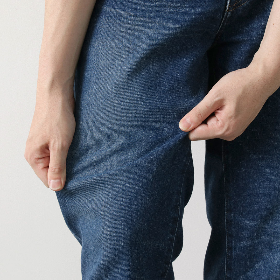 Japan Blue Jeans / 12 oz Stretch Center Crease 5P Denim Used Traitement