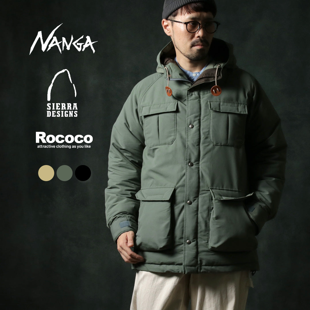 NANGA / SIERRA DESIGNS Collaboration Cordura 60/40 770FP Down Mountain Parka
