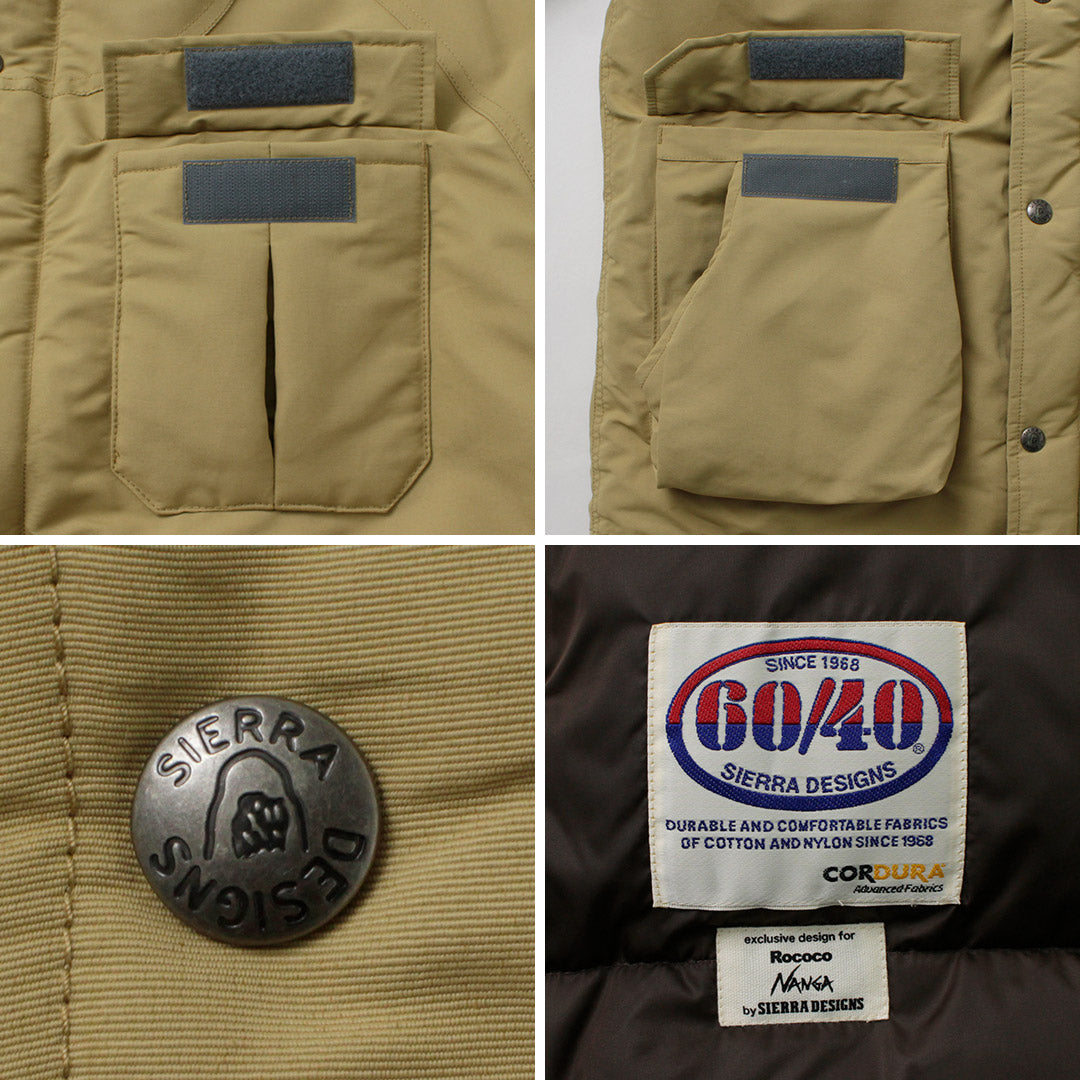 NANGA / SIERRA DESIGNS Collaboration Cordura 60/40 770FP Down Mountain Parka