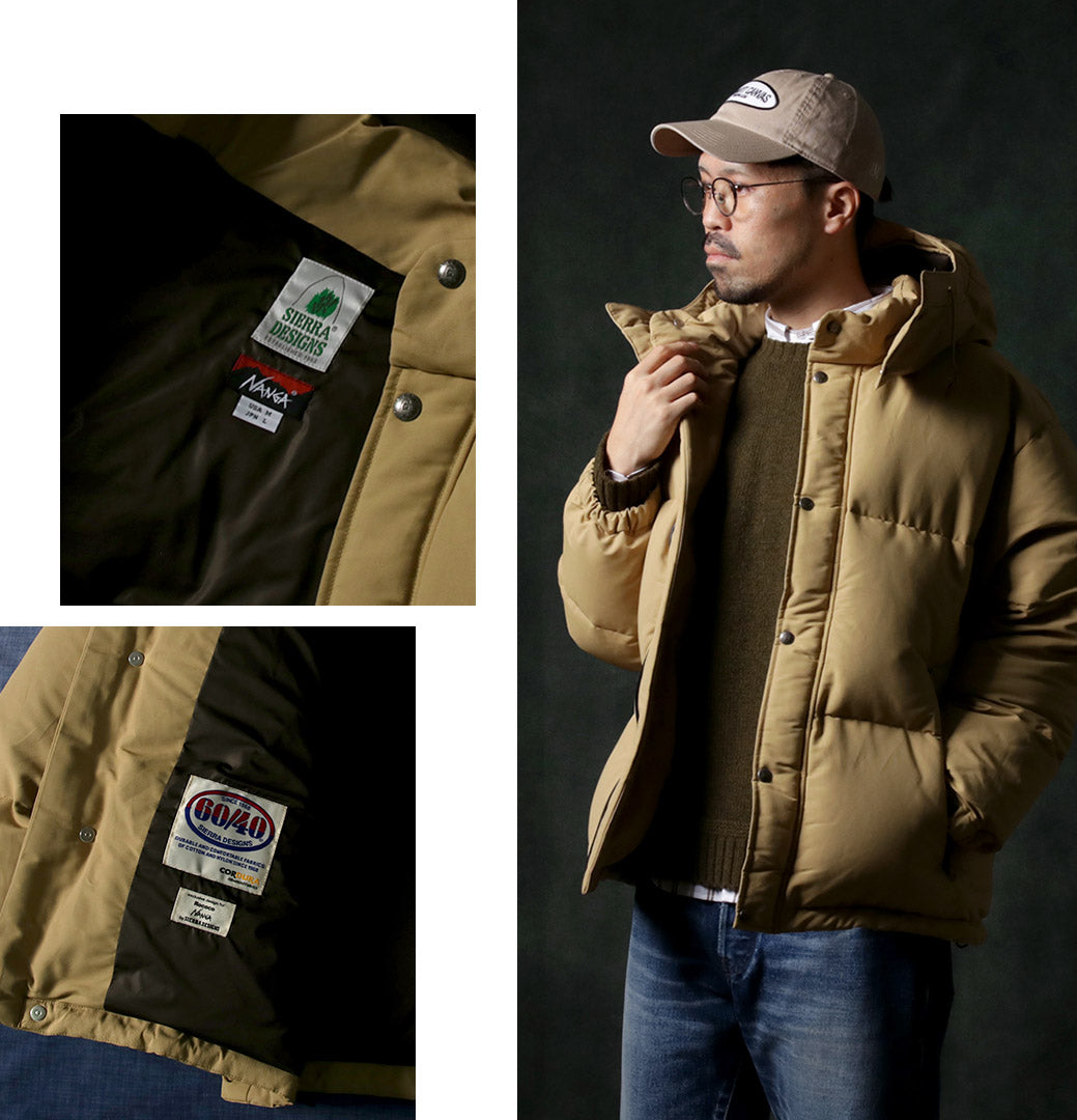 NANGA / SIERRA DESIGNS Collaboration Cordura 60/40 Jam-Pack Down Jacket