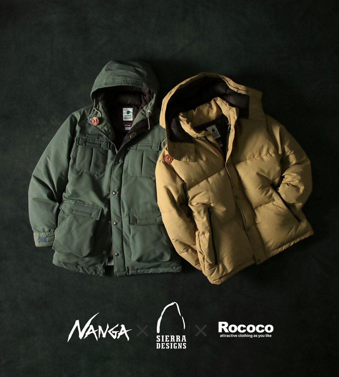 NANGA / SIERRA DESIGNS Collaboration Cordura 60/40 Jam-Pack Down Jacket