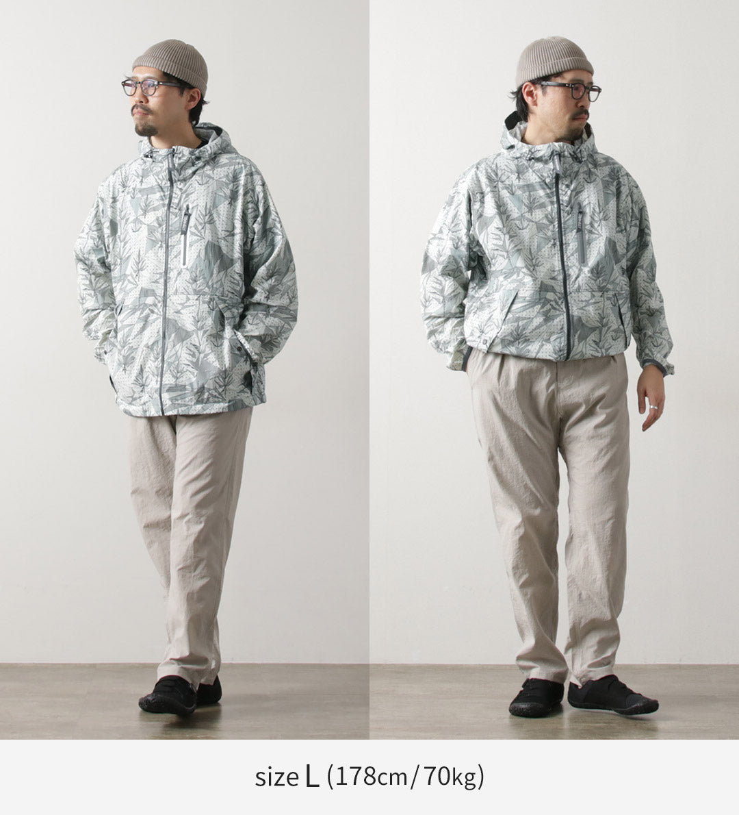 AND WANDER / Gramicci Collaboration Blush Nylon Jacket