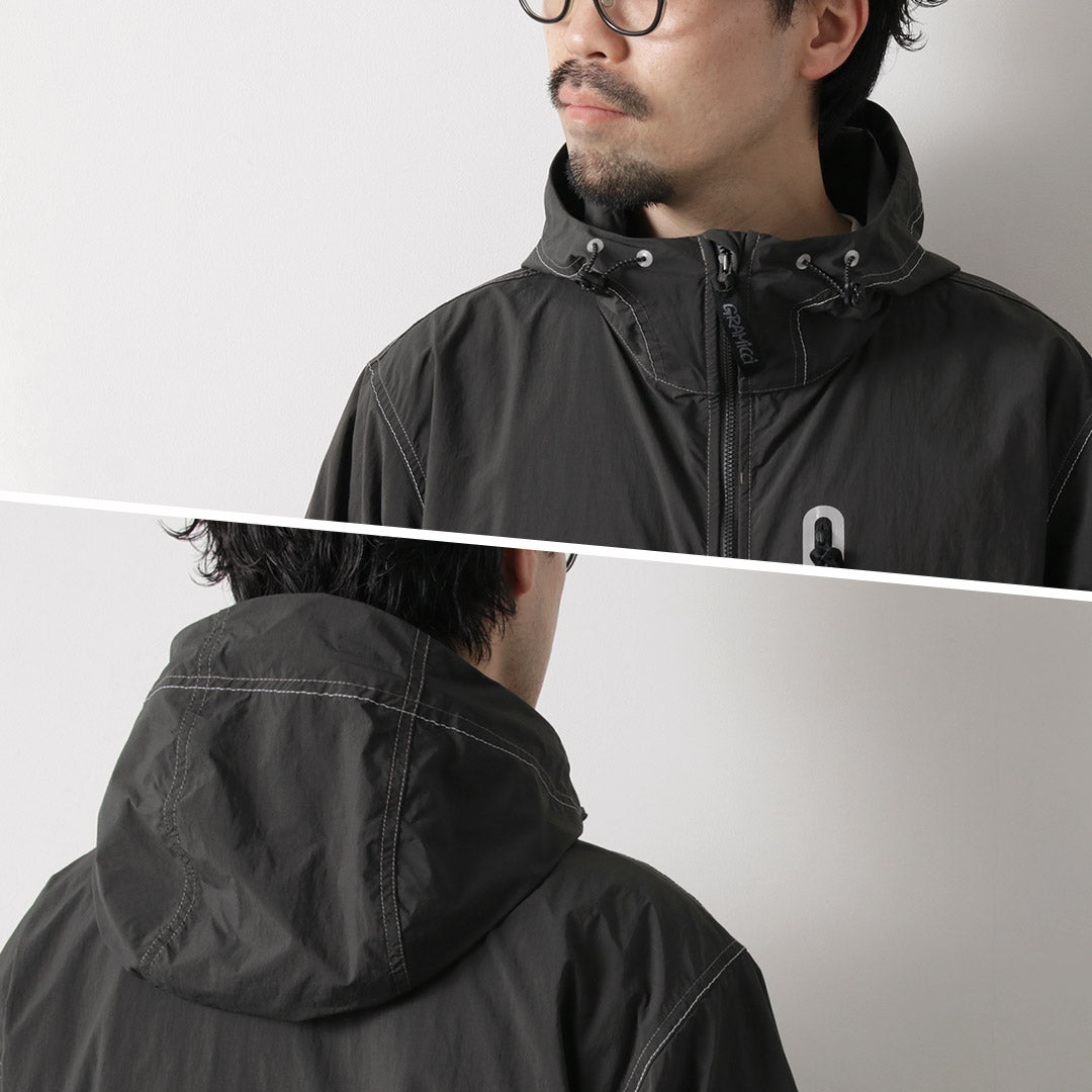 AND WANDER / Gramicci Collaboration Blush Nylon Jacket