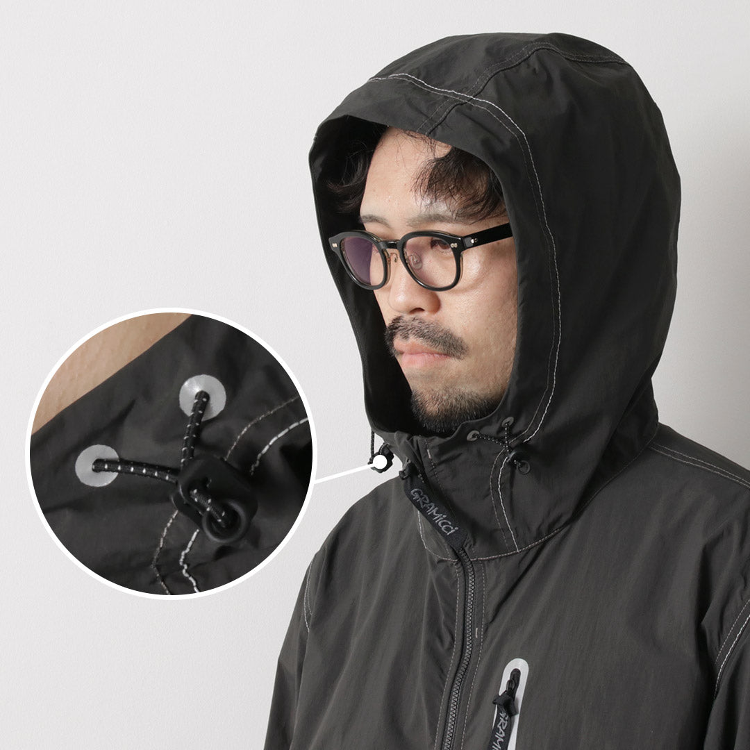 AND WANDER / Gramicci Collaboration Blush Nylon Jacket