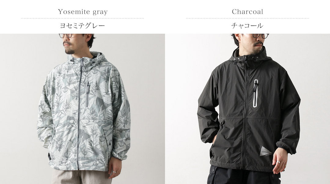 AND WANDER / Gramicci Collaboration Blush Nylon Jacket