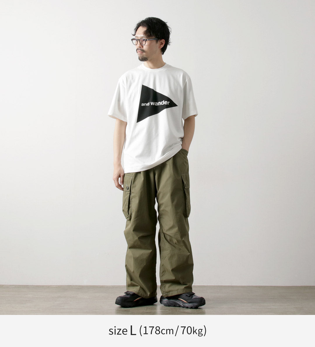 AND WANDER / Gramicci Military Wide Pants