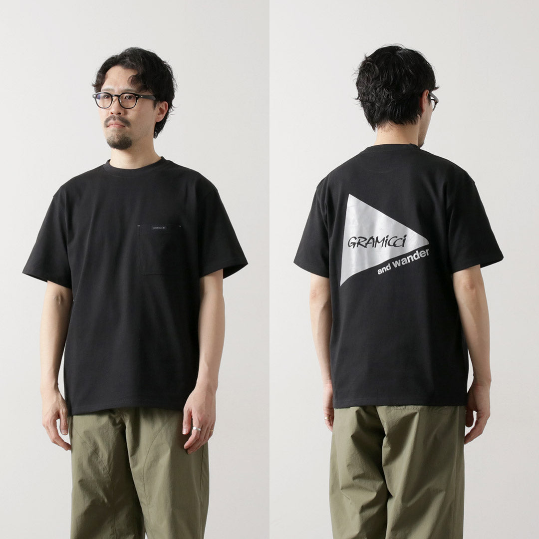 AND WANDER / Gramicci Back Print Tee