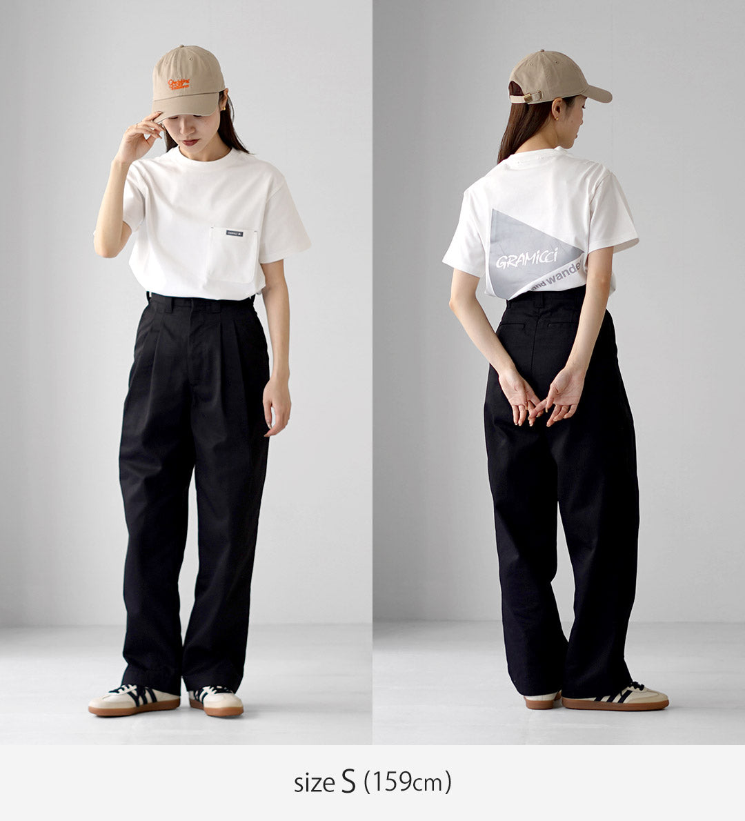 AND WANDER / Gramicci Back Print Tee
