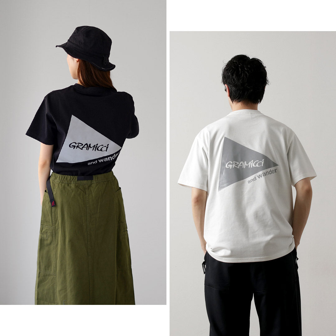 AND WANDER / Gramicci Back Print Tee