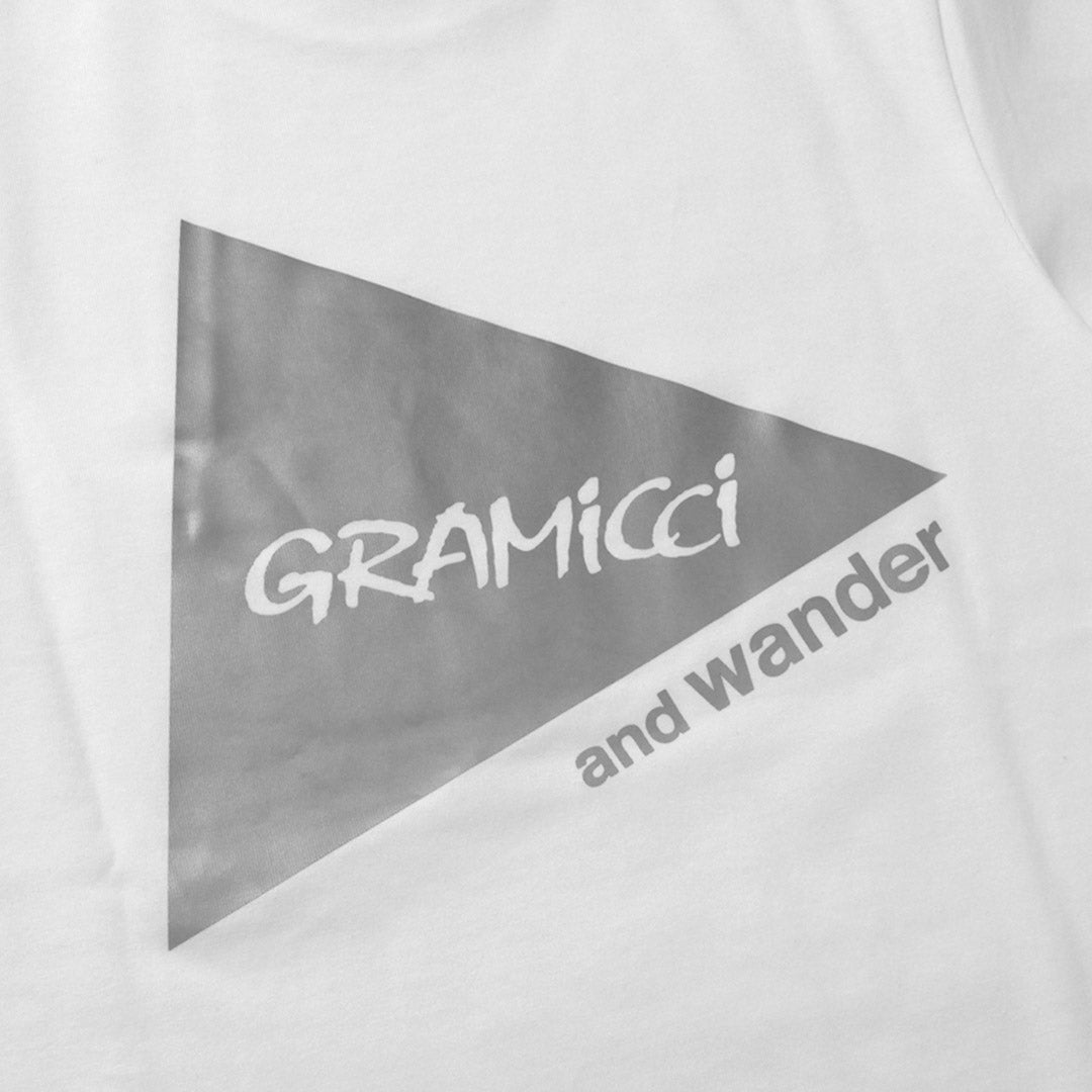 AND WANDER / Gramicci Back Print Tee