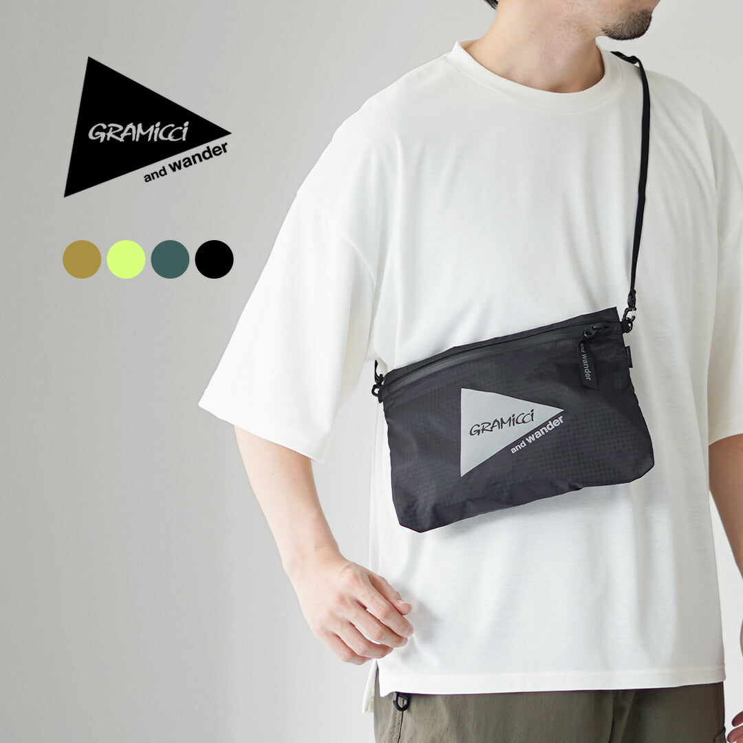 AND WANDER / Gramicci Nylon Sacoche