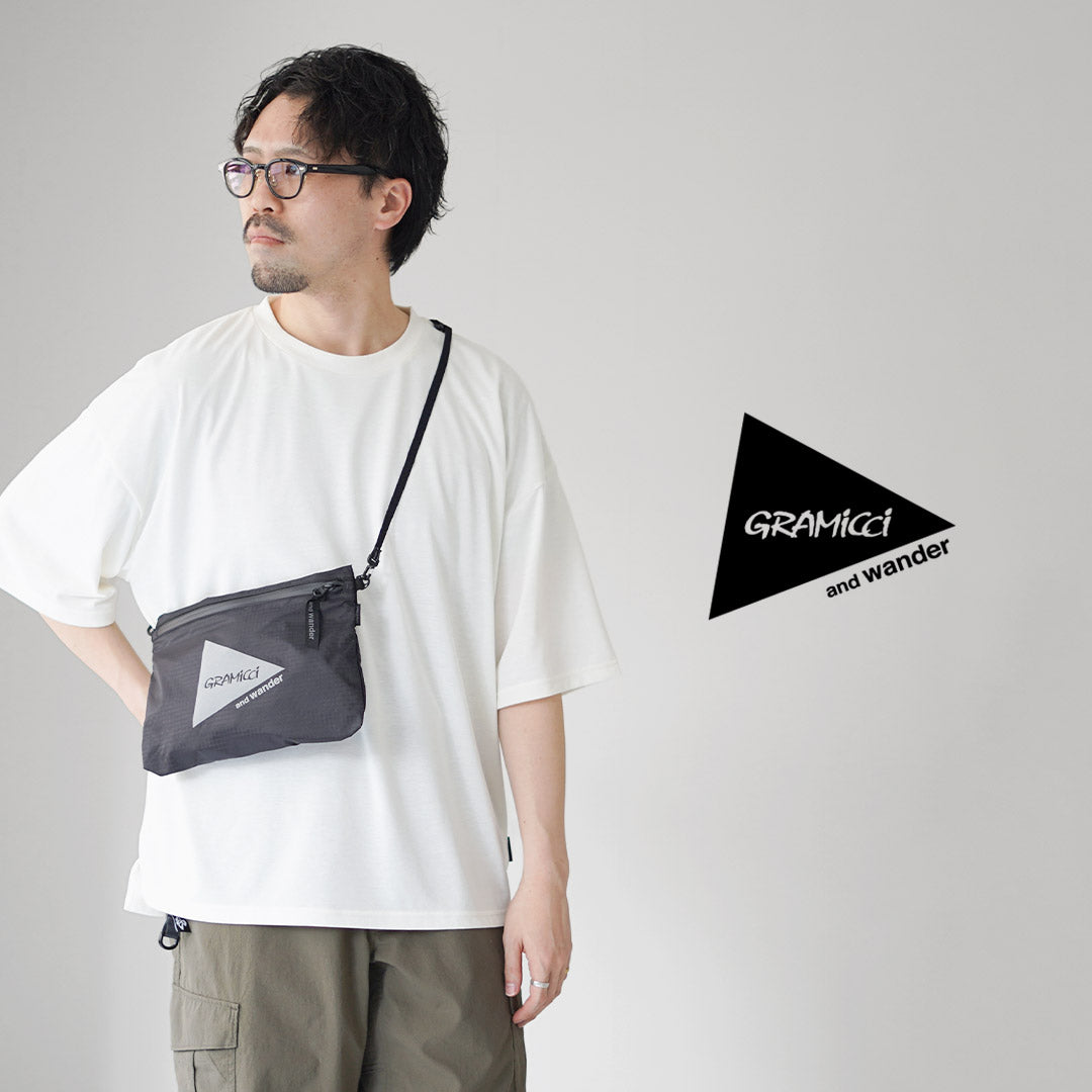 AND WANDER / Gramicci Nylon Sacoche