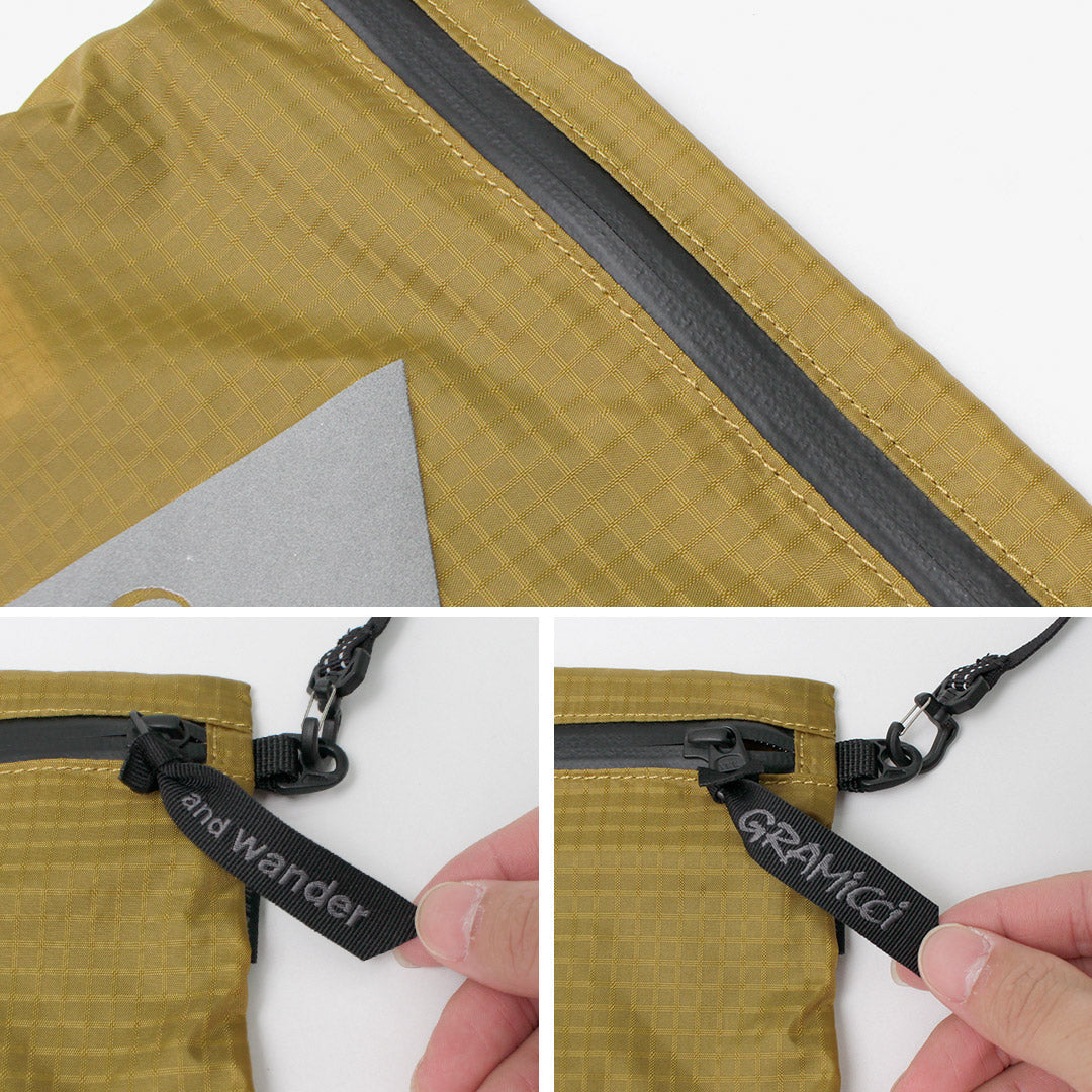 AND WANDER / Gramicci Nylon Sacoche