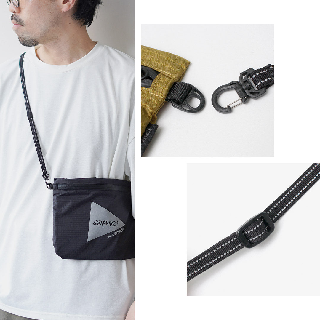 AND WANDER / Gramicci Nylon Sacoche