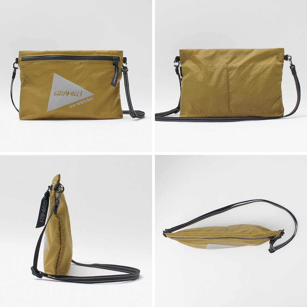 AND WANDER / Gramicci Nylon Sacoche