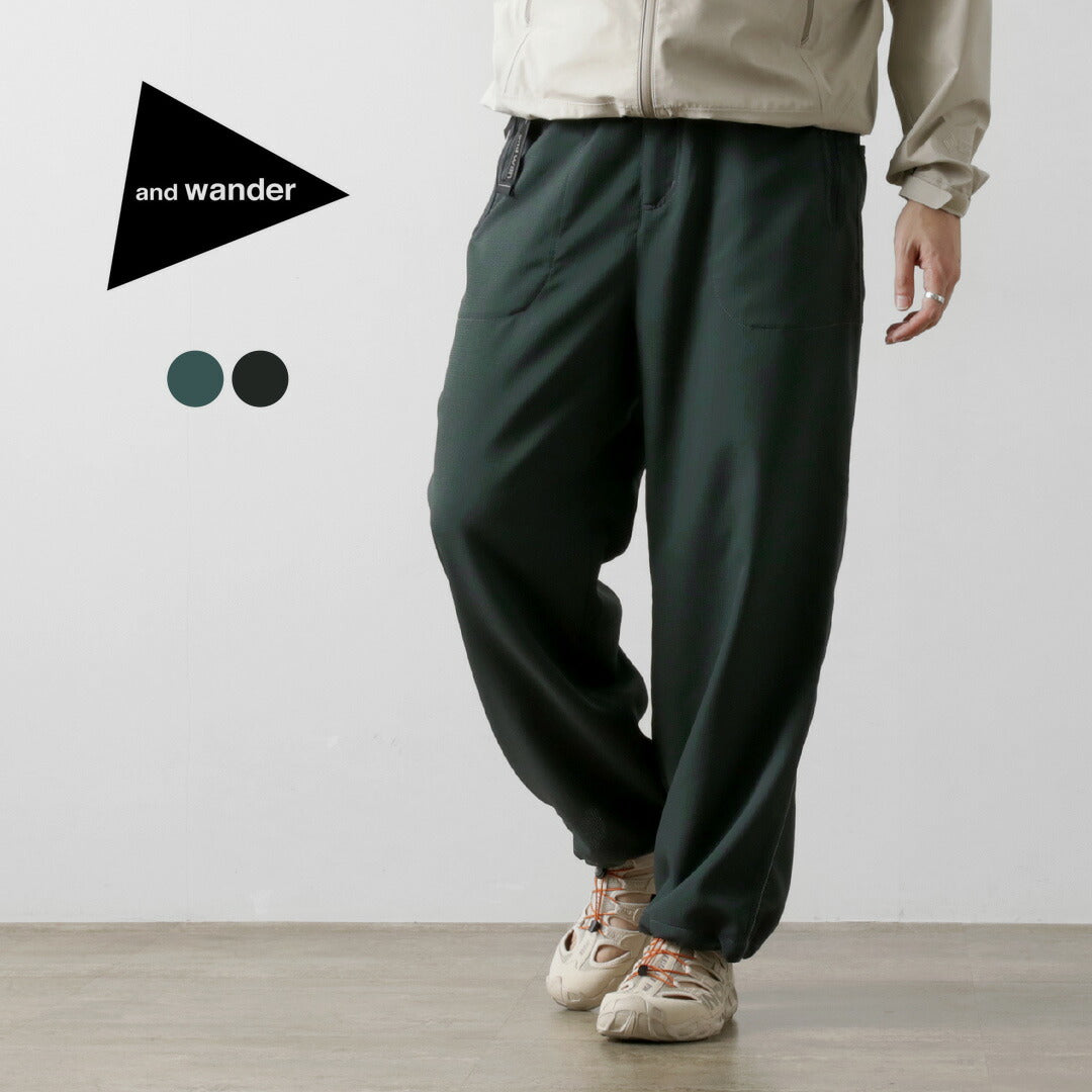 AND WANDER / Vent Pants