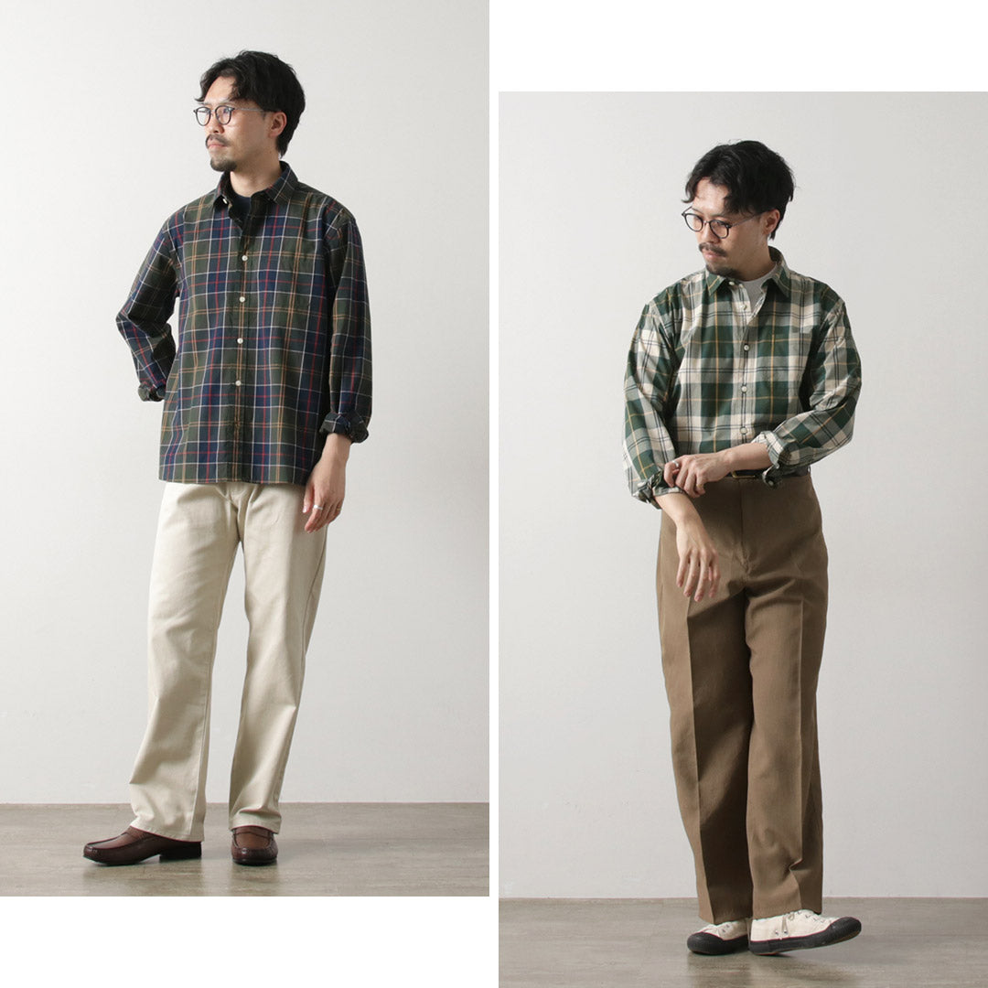 BARBOUR / TAGGON Tartan Oversized Shirt