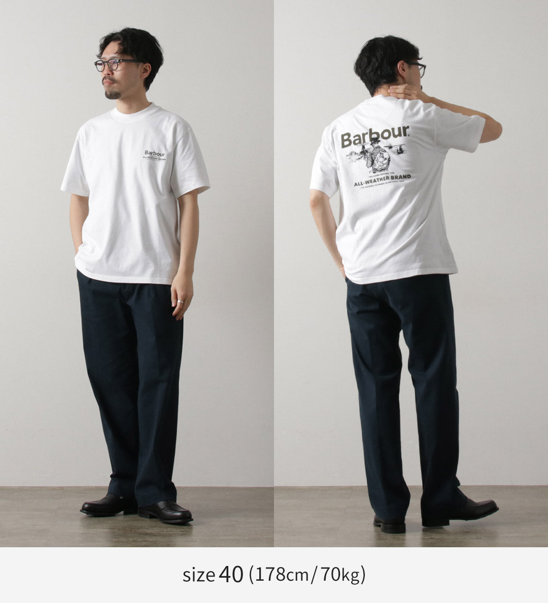 BARBOUR / Outdoor Graphic Oversized T-Shirt