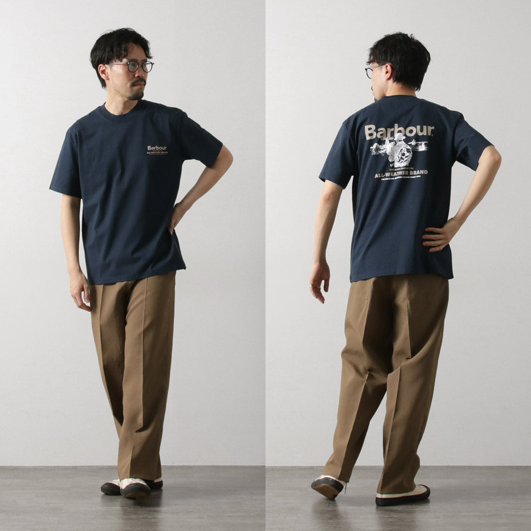 BARBOUR / Outdoor Graphic Oversized T-Shirt
