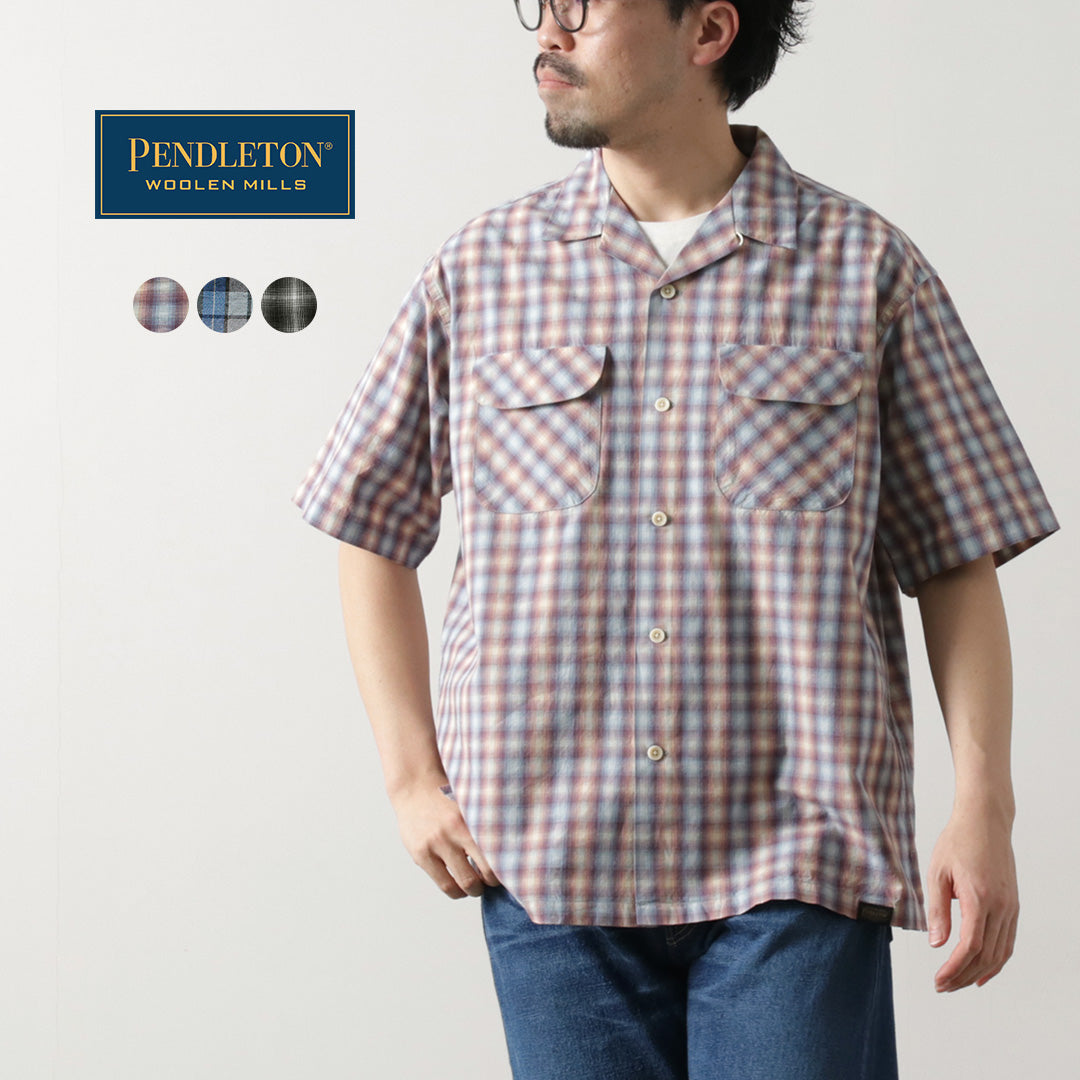PENDLETON / Open Collar Shirt