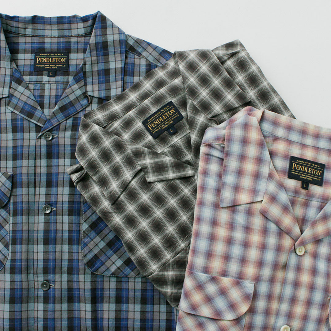 PENDLETON / Open Collar Shirt