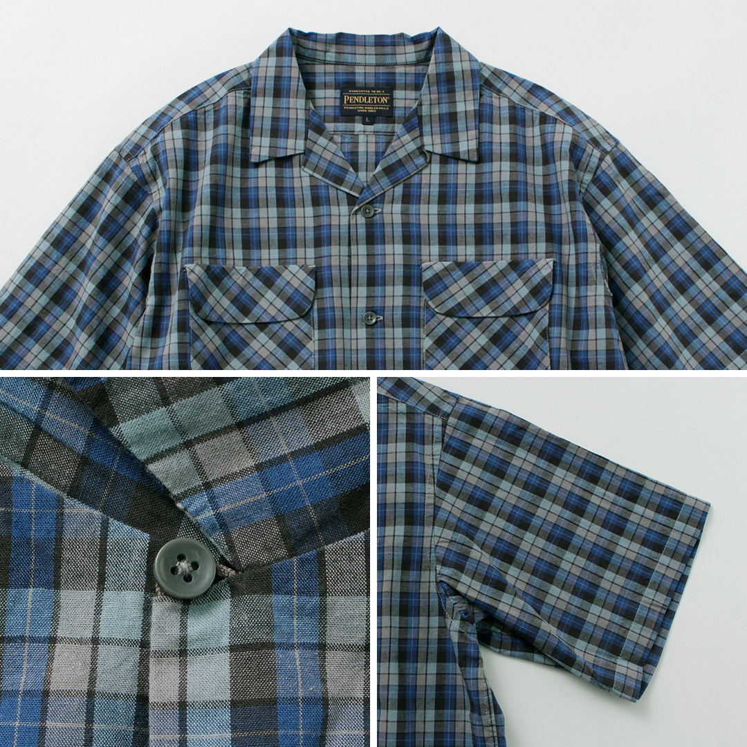 PENDLETON / Open Collar Shirt