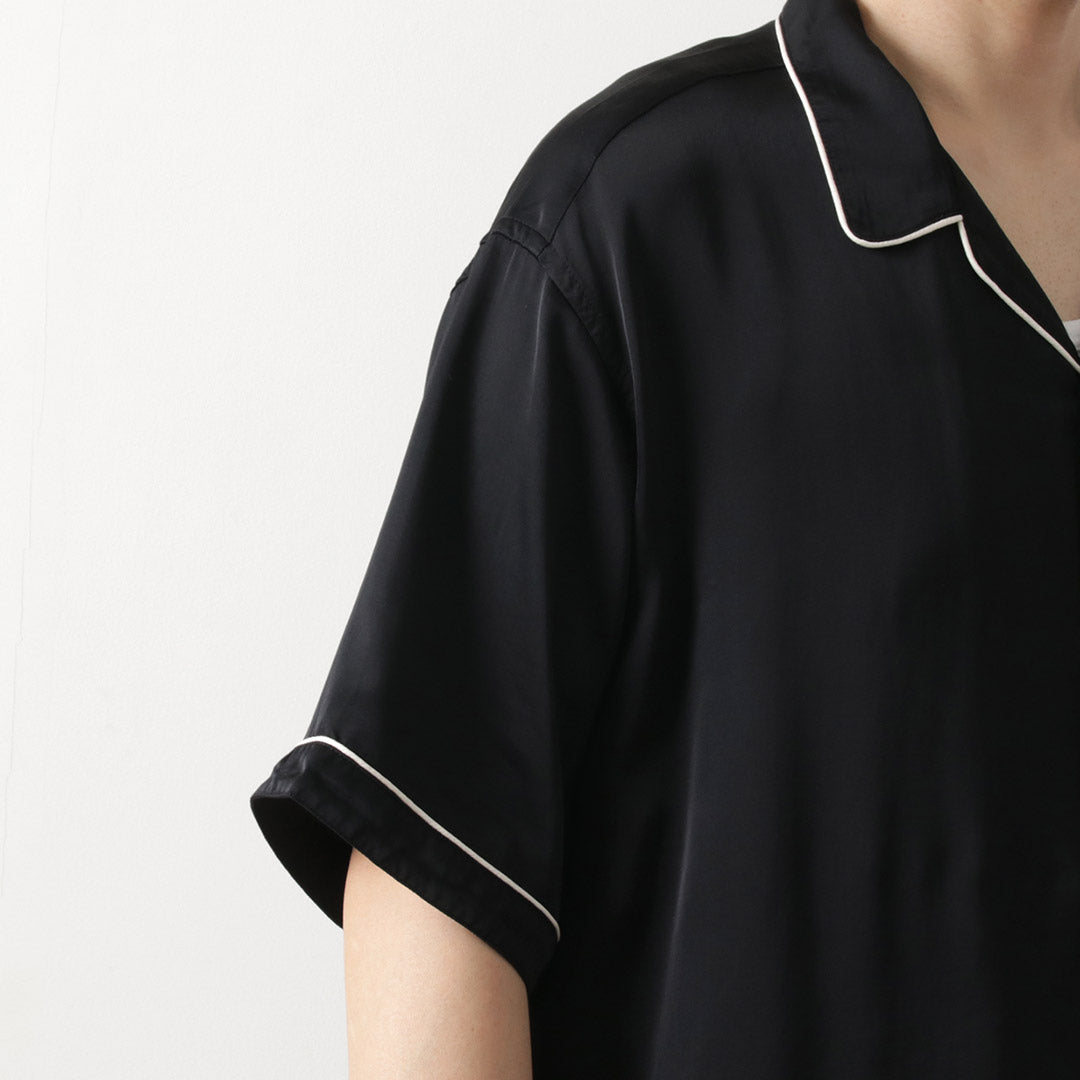 PENDLETON / Piping Embroidery Open Collar Shirt
