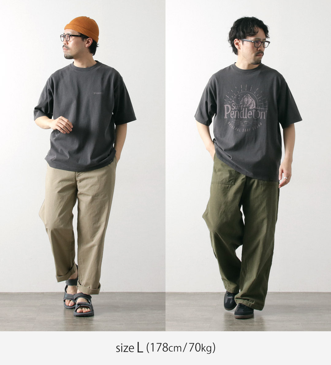 PENDLETON / Pigment Dye Print T-Shirt